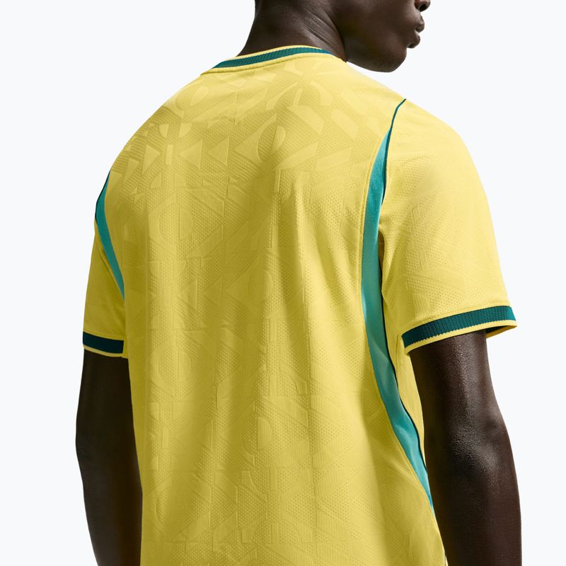 Футболка футбольна чоловіча Nike Brazil 2026/27 Match Home canary/light mint/geode teal 6