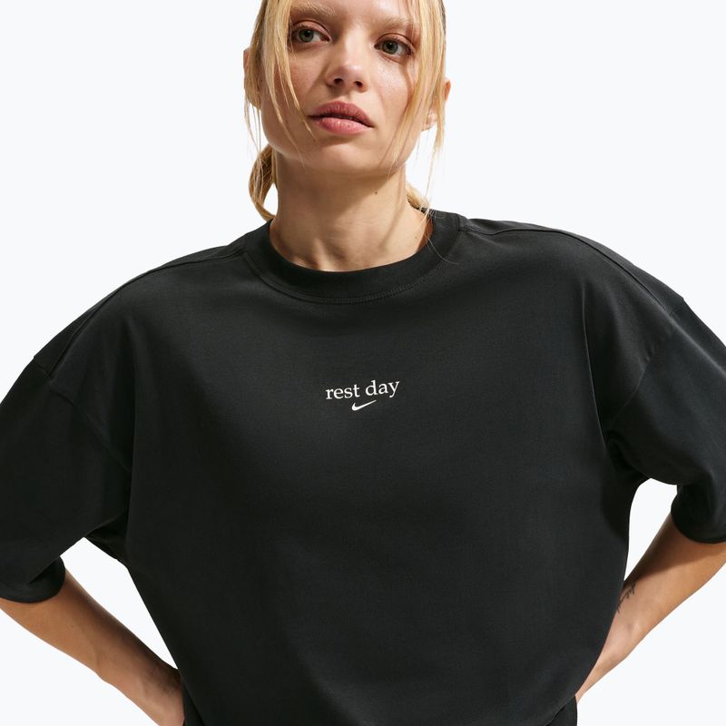 Жіноча футболка Nike Dri-Fit black/white/white 5