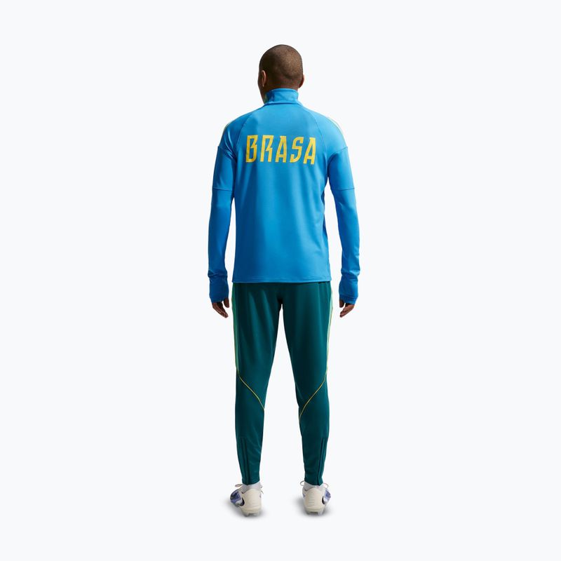 Штани футбольні чоловічі Nike Brazil Strike geode teal/light mint/midwest gold 3