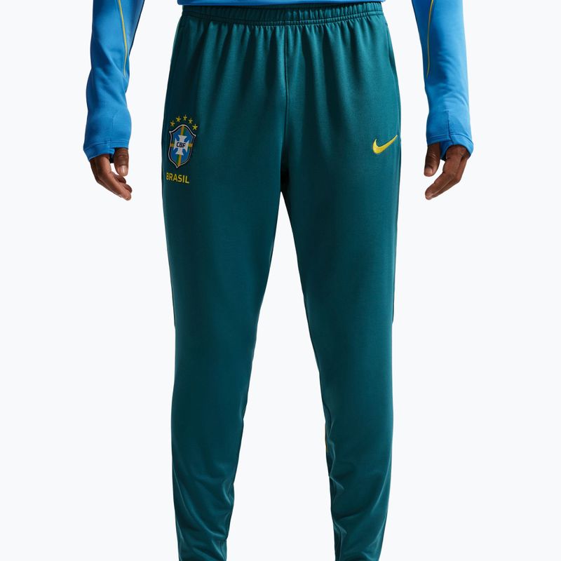 Штани футбольні чоловічі Nike Brazil Strike geode teal/light mint/midwest gold 5