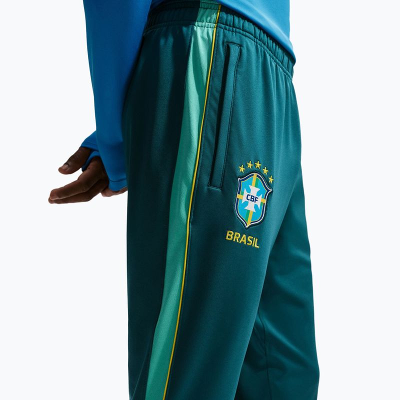 Штани футбольні чоловічі Nike Brazil Strike geode teal/light mint/midwest gold 6