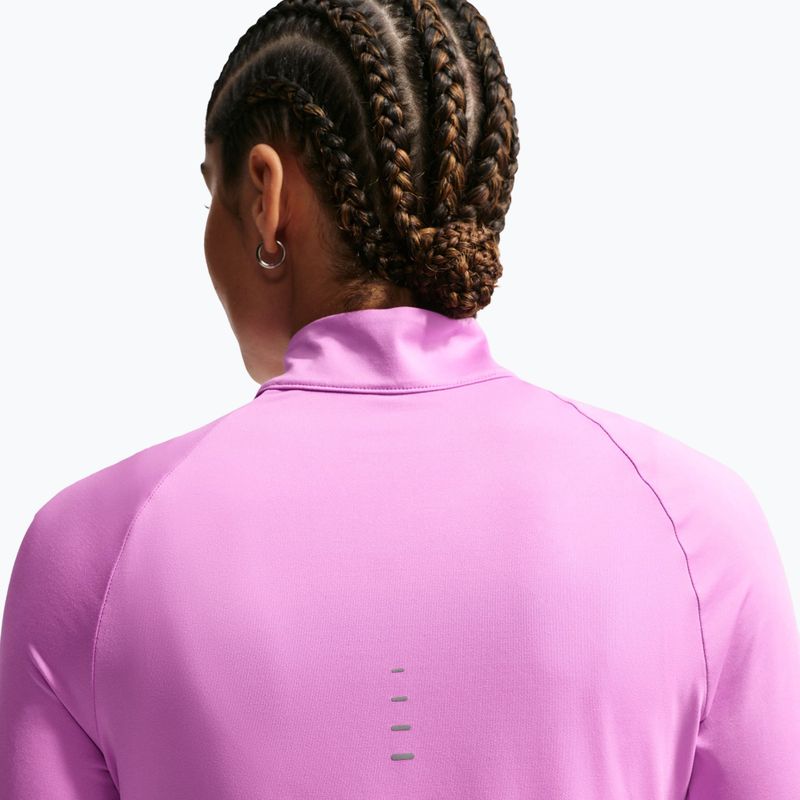 Кофта для бігу жіноча Nike Swift Dri-FIT UV 1/4-Zip light magenta 6