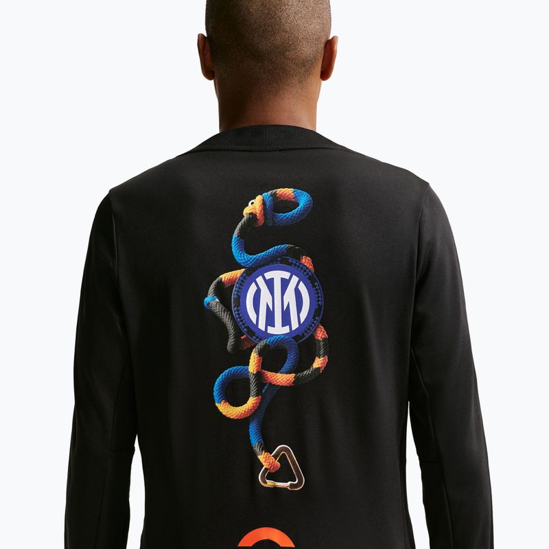 Лонгслів футбольний чоловічий Nike Inter Milan Academy Pro Warm SE black/safety orange 5