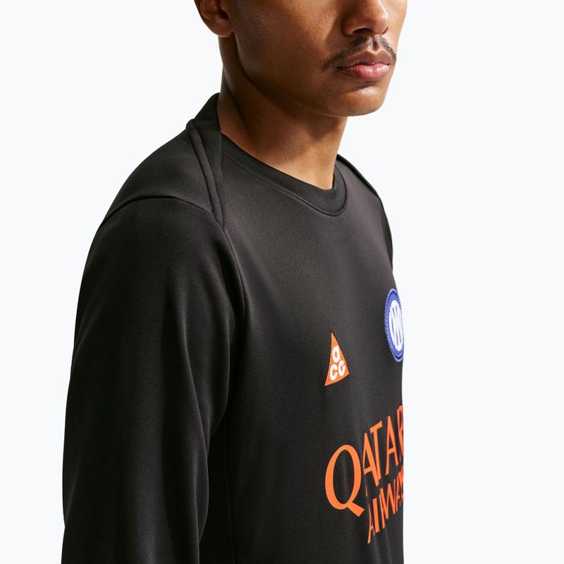 Лонгслів футбольний чоловічий Nike Inter Milan Academy Pro Warm SE black/safety orange 6