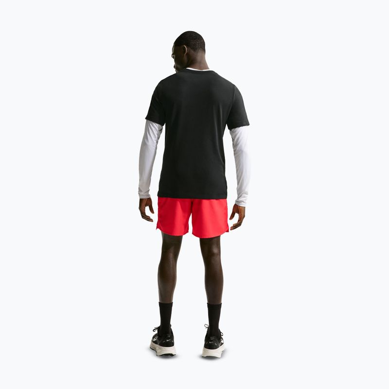 Футболка чоловіча Nike Dri-Fit Running black/team crimson 3