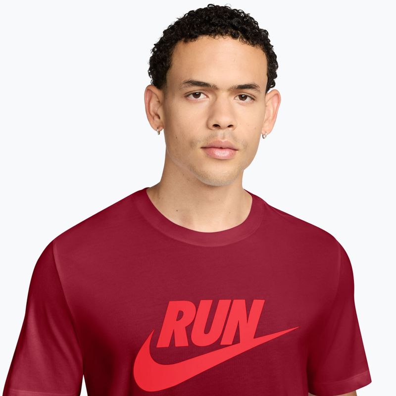 Чоловіча футболка Nike Dri-Fit Running team crimson/light crimson 3