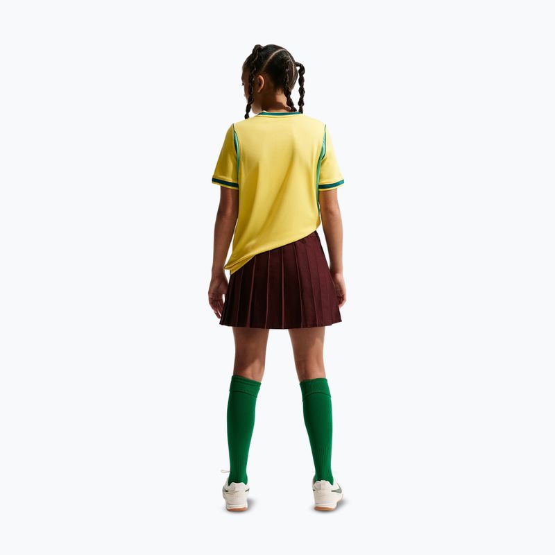 Футболка футбольна дитяча Nike Brazil 2026 Stadium Home Soccer Replica canary/light menta/geode teal 3