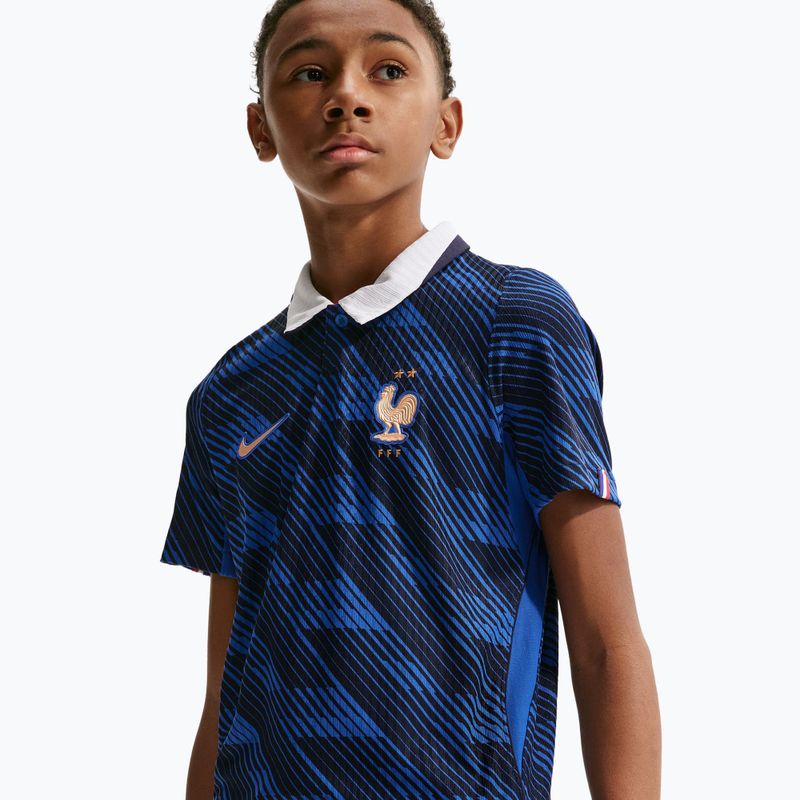Футболка футбольна дитяча Nike FFF 2026/27 Match Home game royal/metallic copper 7