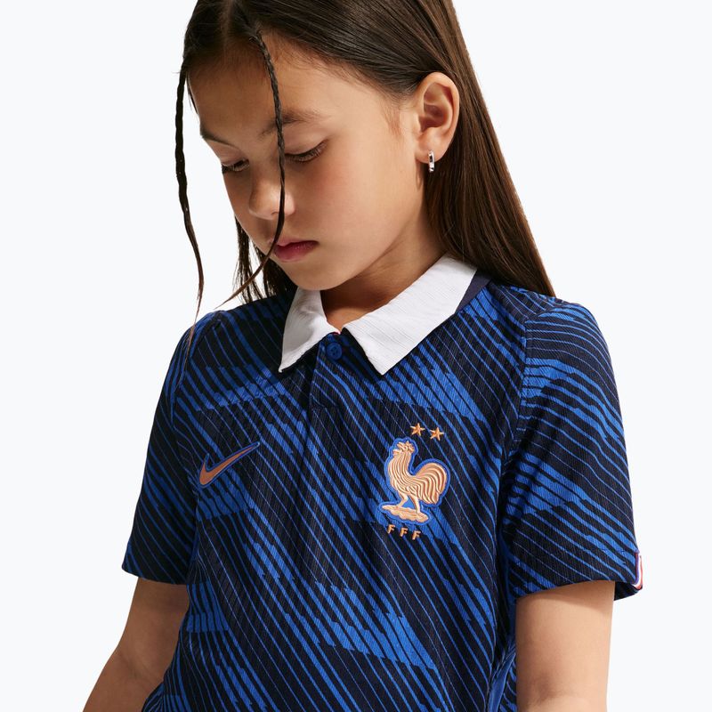 Футболка футбольна дитяча Nike FFF 2026/27 Match Home game royal/metallic copper 9