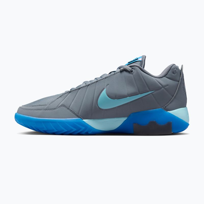 Кросівки баскетбольні чоловічі Nike LeBron Witness 9 cool grey/glacier ice/aurora blue 2