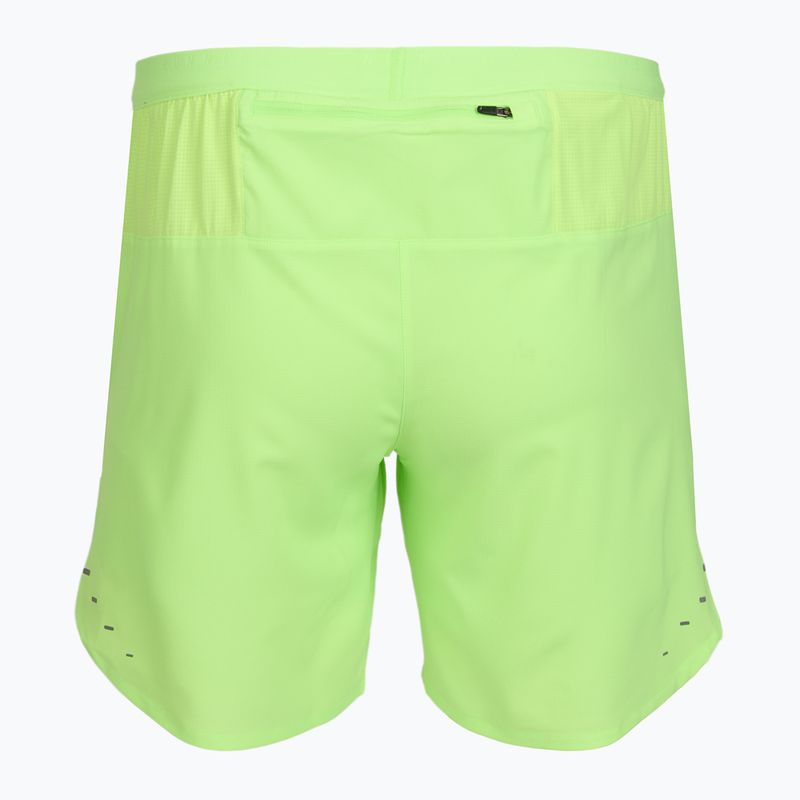 Spodenki do biegania męskie Nike Stride Dri-Fit 2in1 7" lime blast 7
