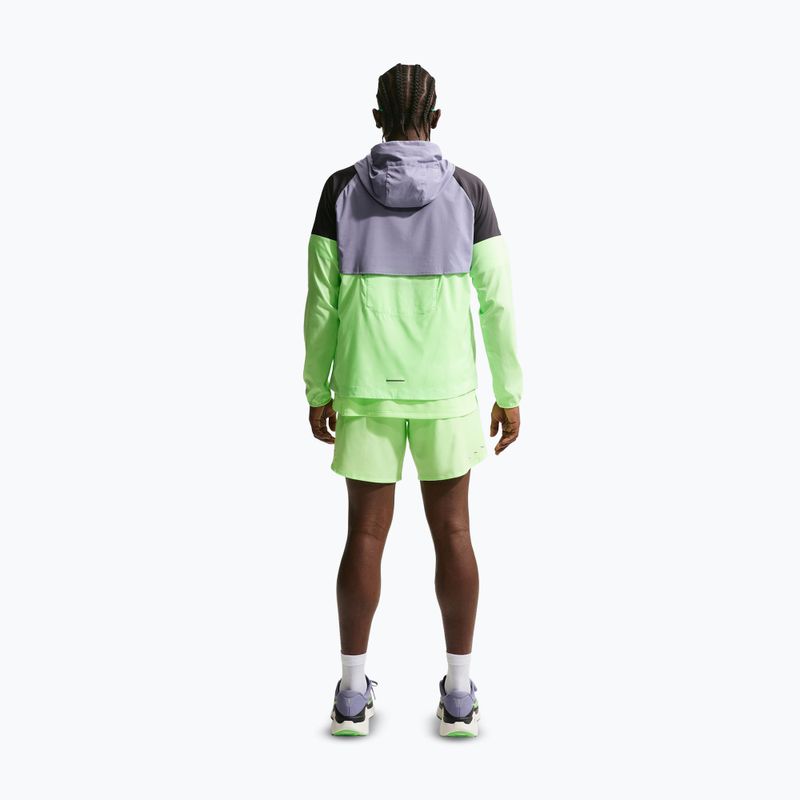 Чоловічі шорти для бігу Nike Stride Dri-Fit 2in1 7" lime blast 2