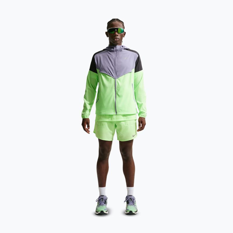 Чоловічі шорти для бігу Nike Stride Dri-Fit 2in1 7" lime blast 3