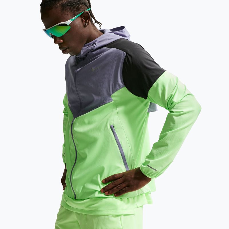 Шорти для бігу чоловічі Nike Stride Dri-Fit 2in1 7" lime blast 5