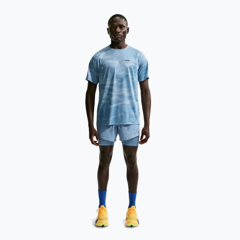 Шорти для бігу чоловічі Nike Stride Dri-Fit Hybrid 5" work blue 2