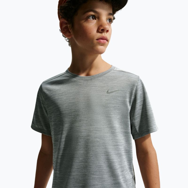 Футболка дитяча Nike Miler smoke grey/heather 4