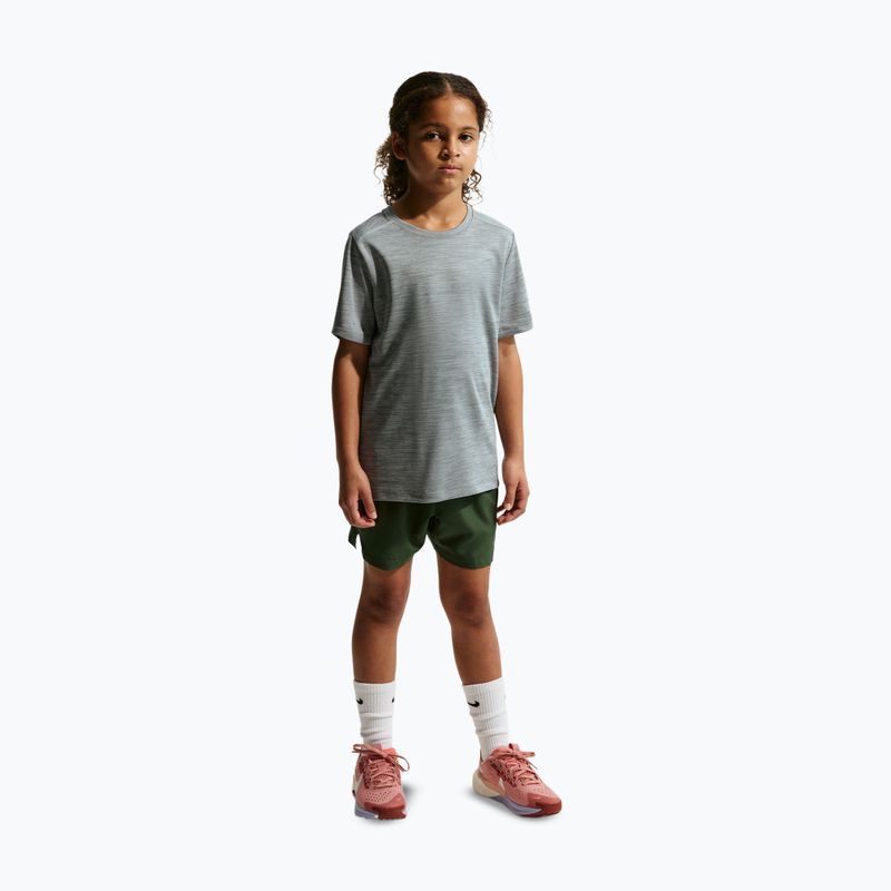 Футболка дитяча Nike Miler smoke grey/heather 6