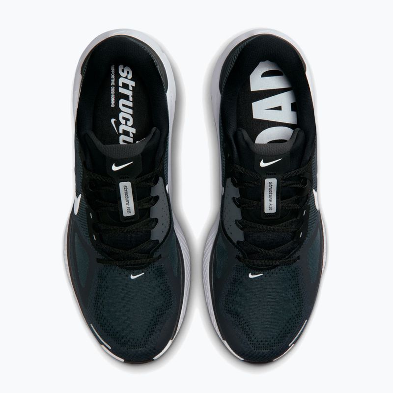 Чоловічі бігові кросівки  Nike Structure Plus black/anthracite/white 7