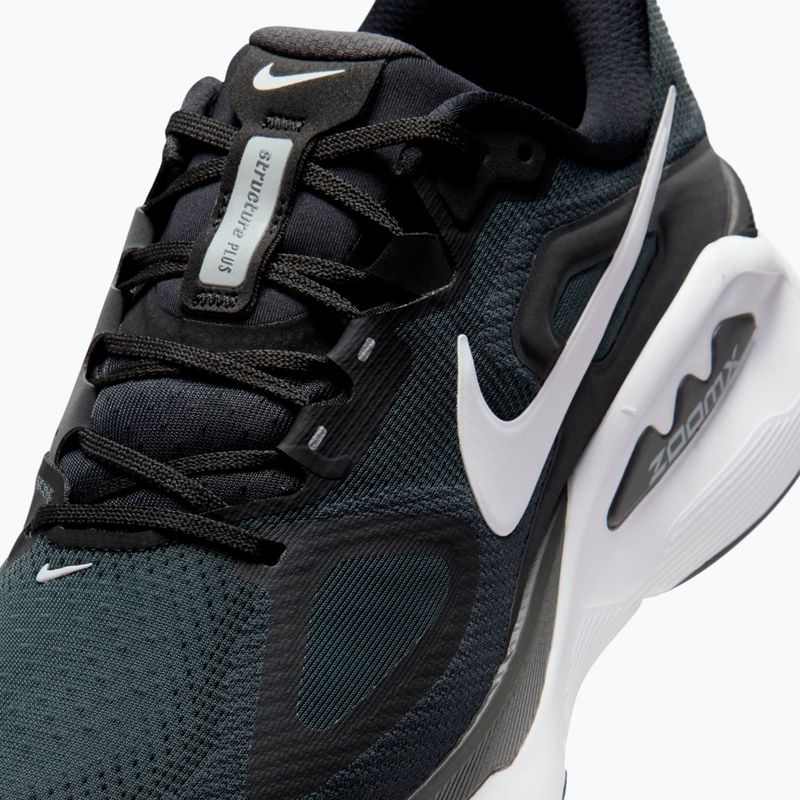 Кросівки для бігу чоловічі Nike Structure Plus black/anthracite/white 8