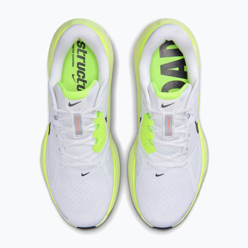 Чоловічі бігові кросівки Nike Structure Plus white/pure platinum/volt/black 7