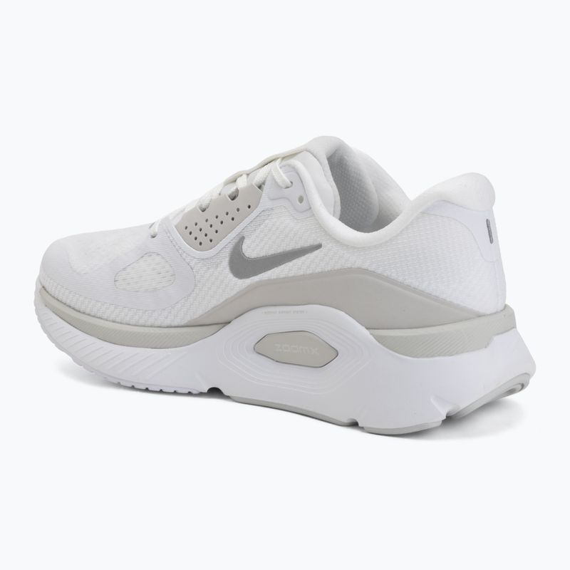 Кросівки для бігу жіночі Nike Structure Plus white/photon dust/metallic silver 3