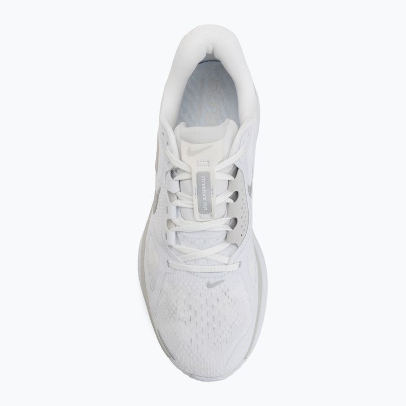 Кросівки для бігу жіночі Nike Structure Plus white/photon dust/metallic silver 5