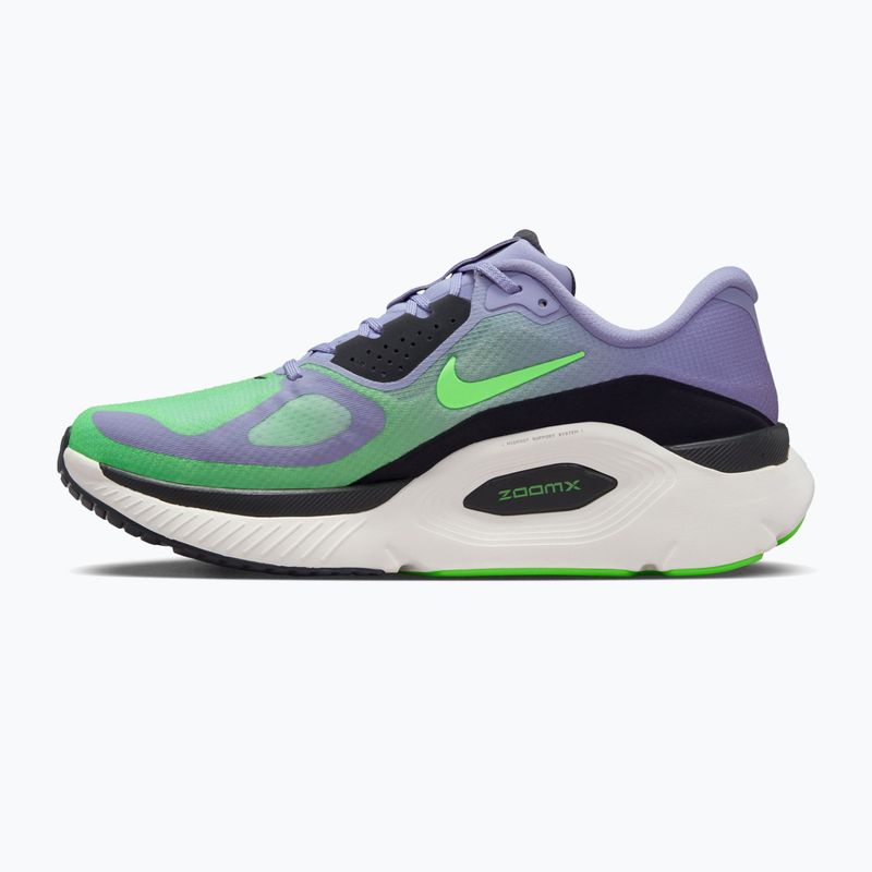 Чоловічі бігові кросівки Nike Structure Plus iron purple/off noir-sail/voltage green 2