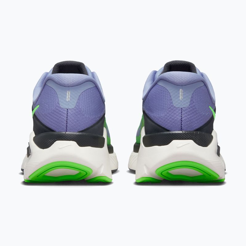 Кросівки для бігу чоловічі Nike Structure Plus iron purple/off noir-sail/voltage green 4