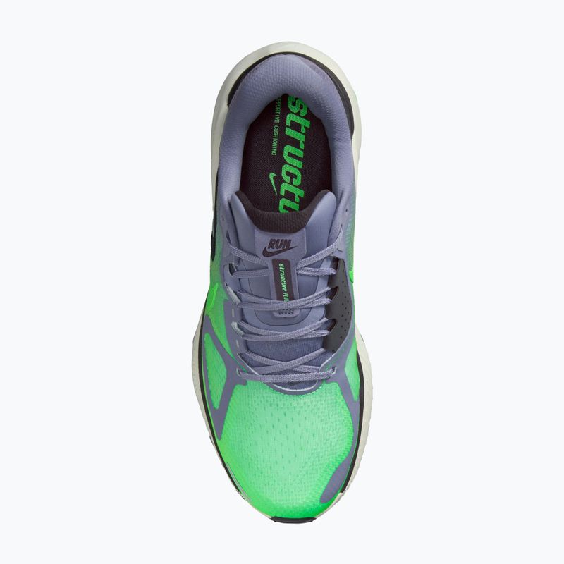 Чоловічі бігові кросівки Nike Structure Plus iron purple/off noir-sail/voltage green 6