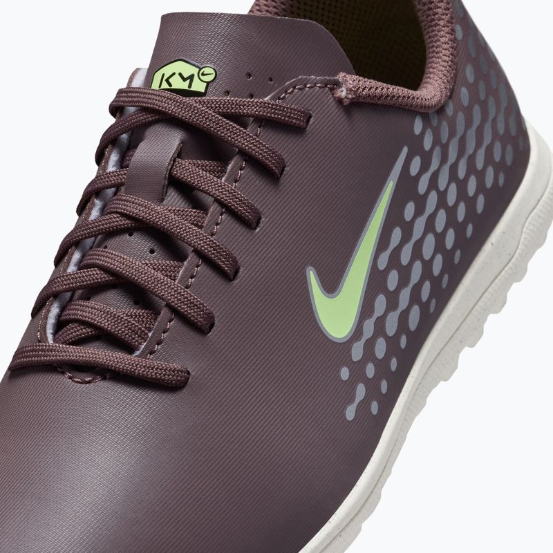 Кросівки футбольні дитячі Nike Vapor 16 Club Kylian Mbappe Jr TF plum eclipse/metallic silver 5