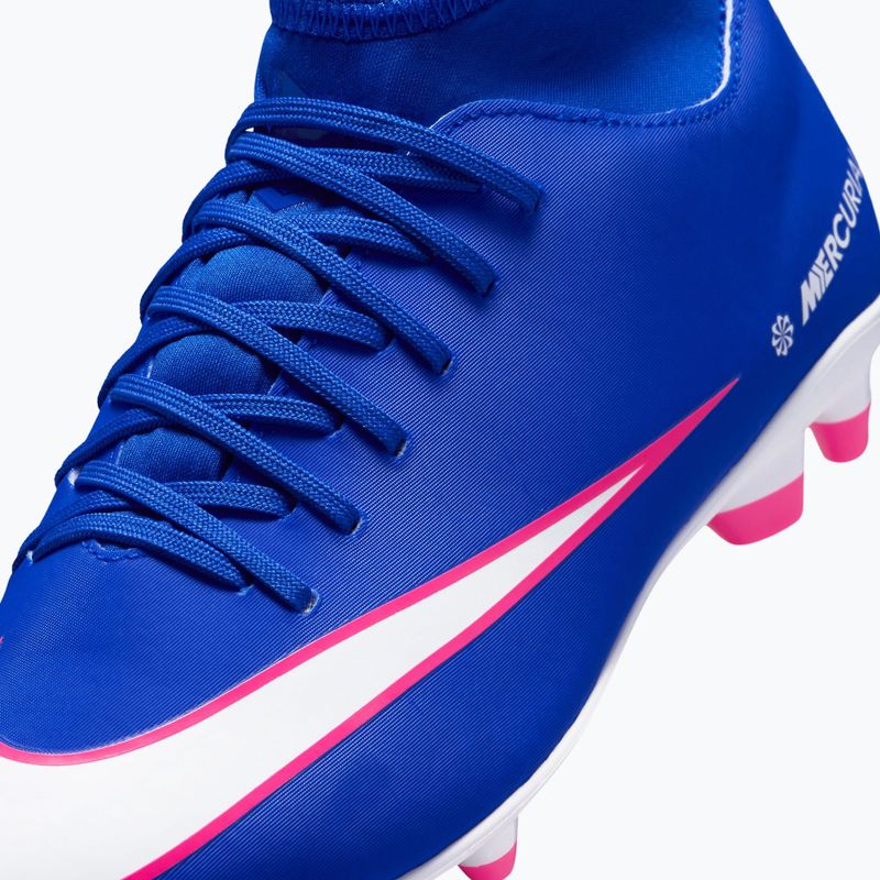 Кросівки футбольні дитячі Nike Mercurial Superfly 10 Club FG/MG racer blue/white 8