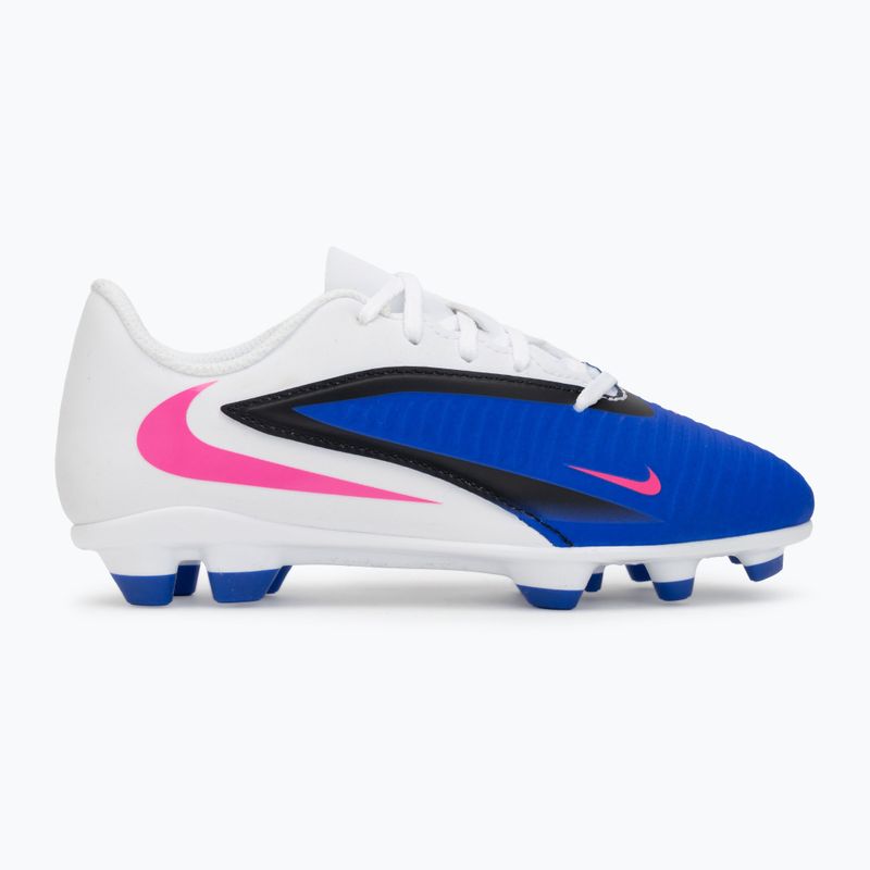 Кросівки футбольні дитячі Nike Phantom 6 Low Club MG racer blue/white/pink blast 2