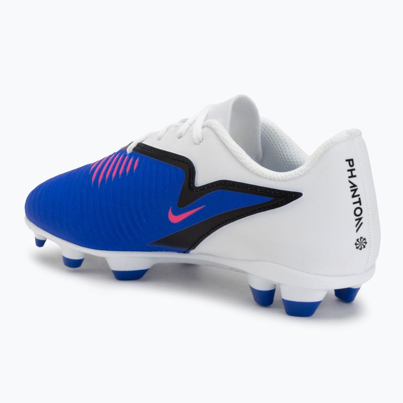 Дитячі футбольні бутси Nike Phantom 6 Low Club MG racer blue/white/pink blast 3