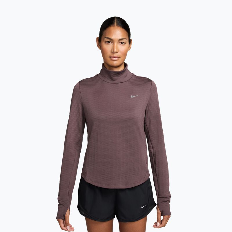 Лонгслів для бігу жіночий Nike Swift Therma-Fit Turtle Neck tattoo