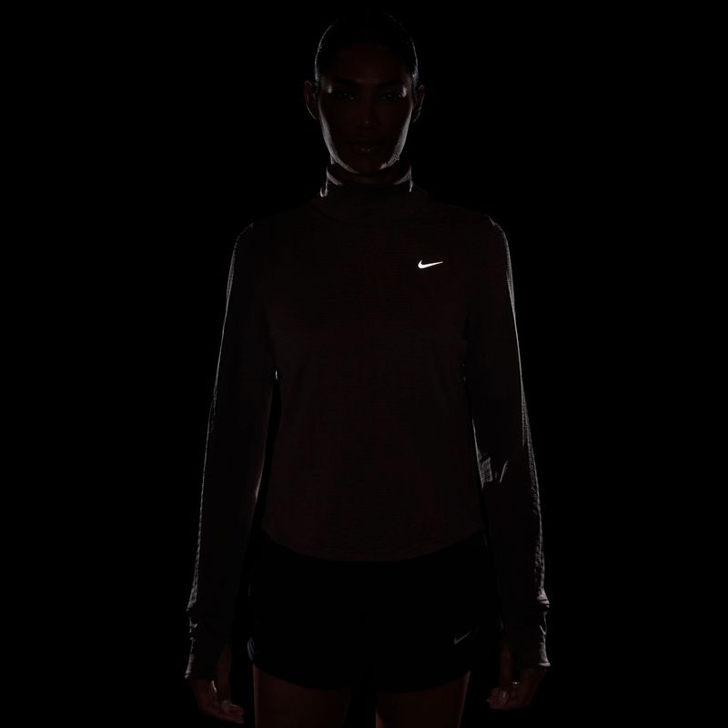 Лонгслів для бігу жіночий Nike Swift Therma-Fit Turtle Neck tattoo 4