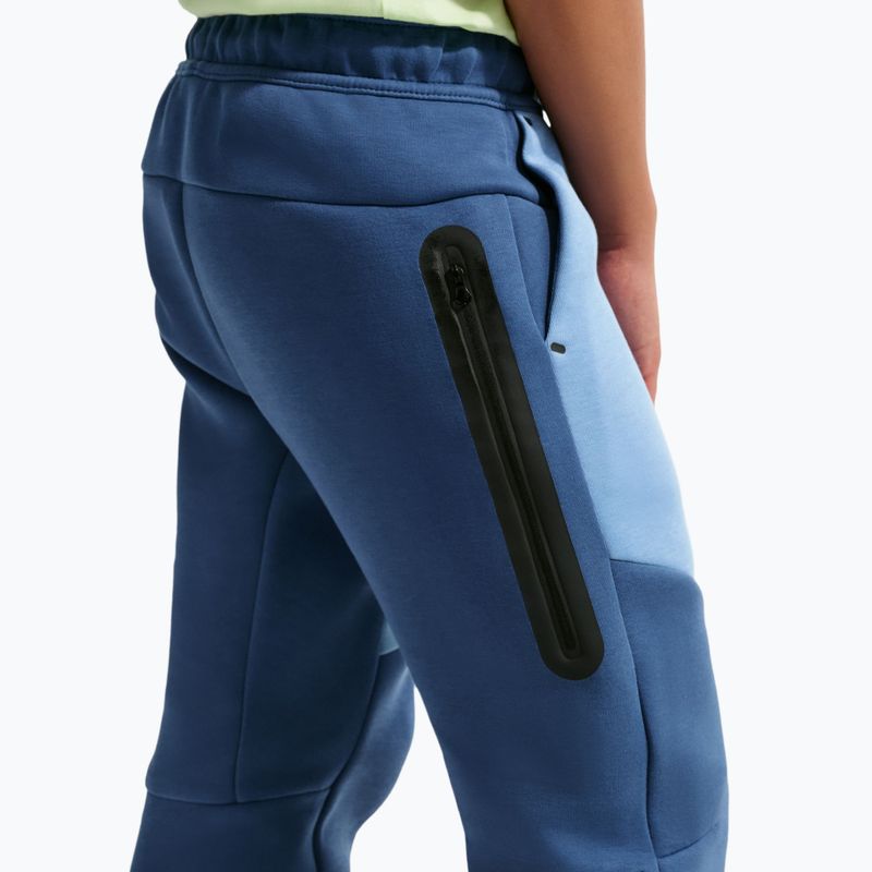 Дитячі штани Nike Sportswear Tech Fleece mystic navy/work blue/black/black 5