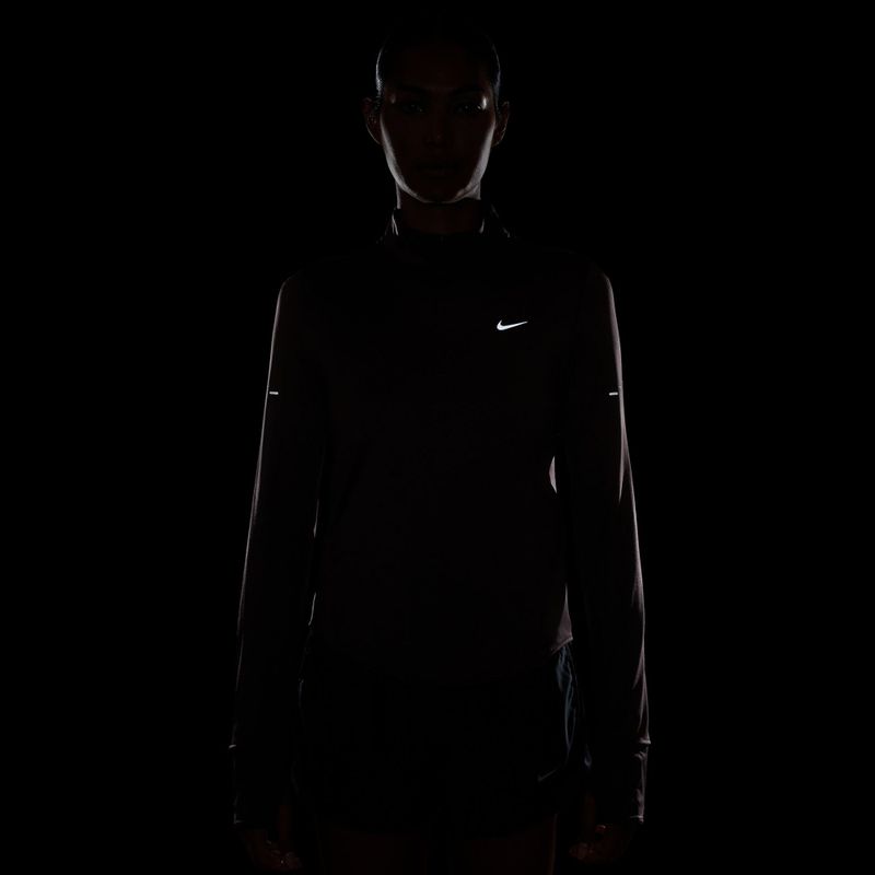 Лонгслів для бігу жіночий Nike Swift Dri-Fit UV 1/4-Zip tattoo 4