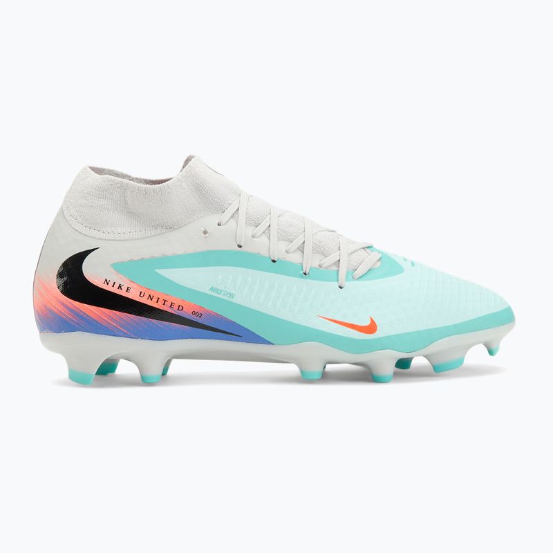 Кросівки футбольні чоловічі Nike United Phantom 6 High Academy FG/MG pistachio frost/hyper orange 2