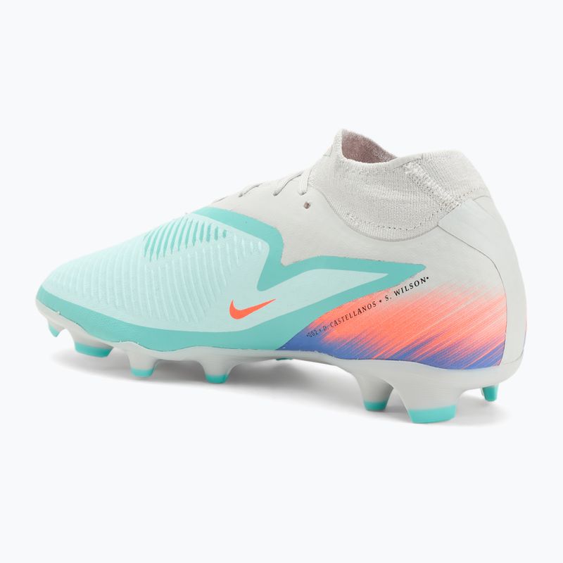 Кросівки футбольні чоловічі Nike United Phantom 6 High Academy FG/MG pistachio frost/hyper orange 3