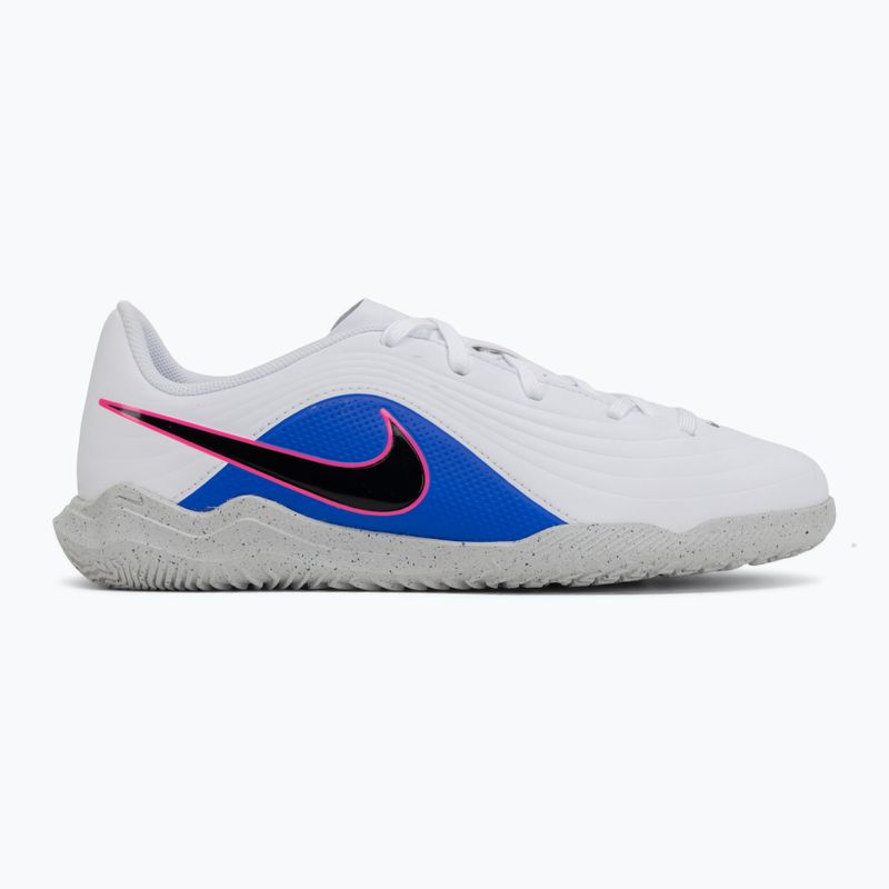 Кросівки футбольні дитячі Nike Tiempo Maestro Club Jr IC white/racer blue/pink blast/black 2