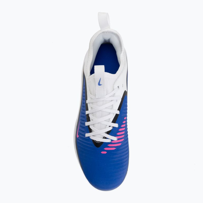 Кросівки футбольні дитячі Nike Jr. Phantom 6 Low Academy IN racer blue/white/pink blast 5