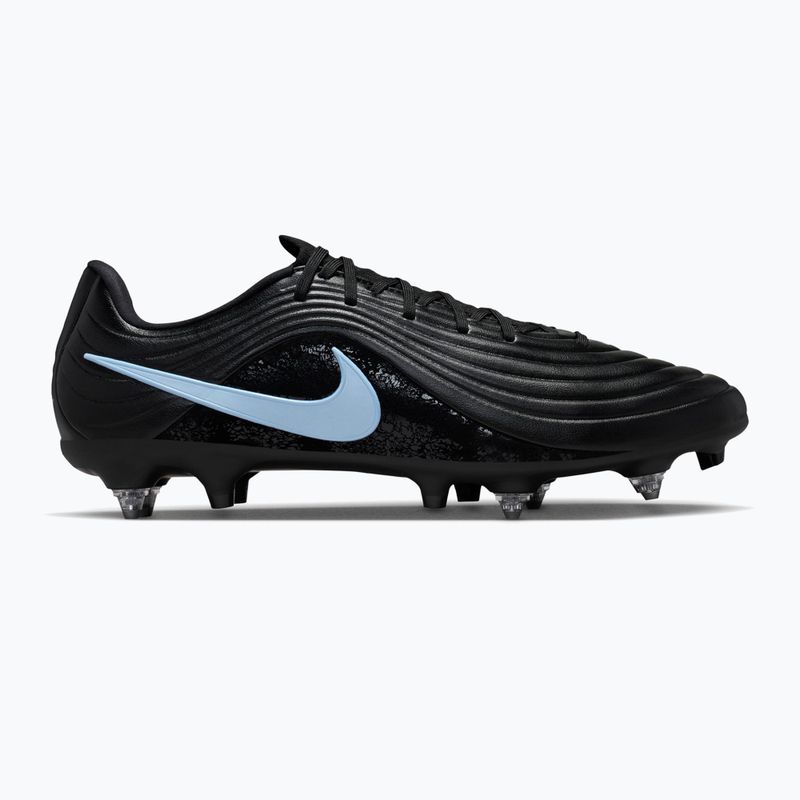 Кросівки футбольні чоловічі Nike Tiempo Maestro Acad SG-Pro AC black/ice blue 8