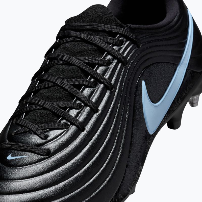Кросівки футбольні чоловічі Nike Tiempo Maestro Acad SG-Pro AC black/ice blue 14