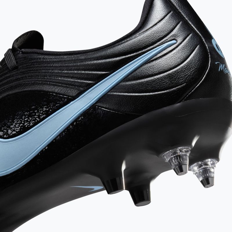 Кросівки футбольні чоловічі Nike Tiempo Maestro Acad SG-Pro AC black/ice blue 15