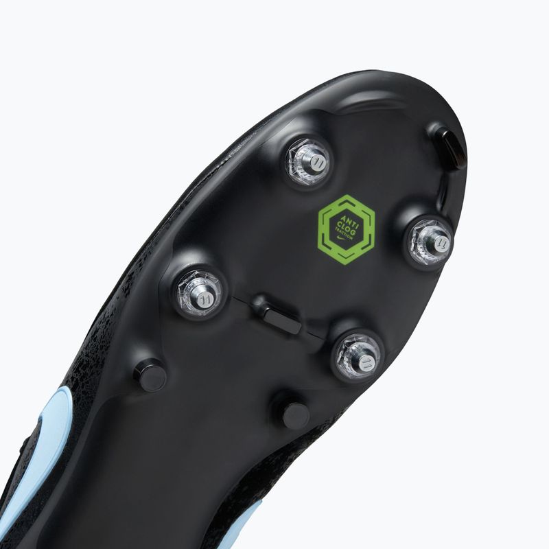 Кросівки футбольні чоловічі Nike Tiempo Maestro Acad SG-Pro AC black/ice blue 16