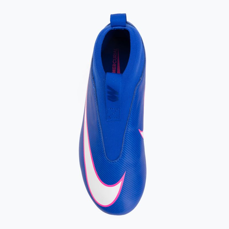 Кросівки футбольні дитячі Nike Mercurial Superfly 10 Academy AG racer blue/white 5