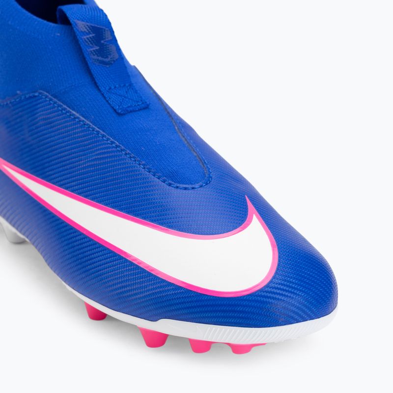 Кросівки футбольні дитячі Nike Mercurial Superfly 10 Academy AG racer blue/white 7