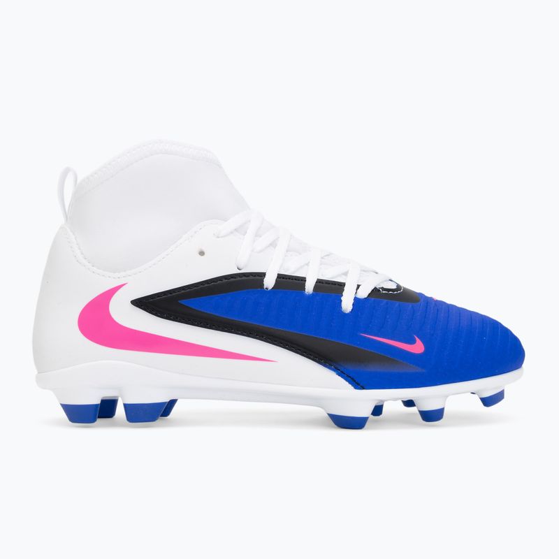 Дитячі футбольні бутси Nike Phantom 6 High Club FG/MG racer blue/white/pink blast 2