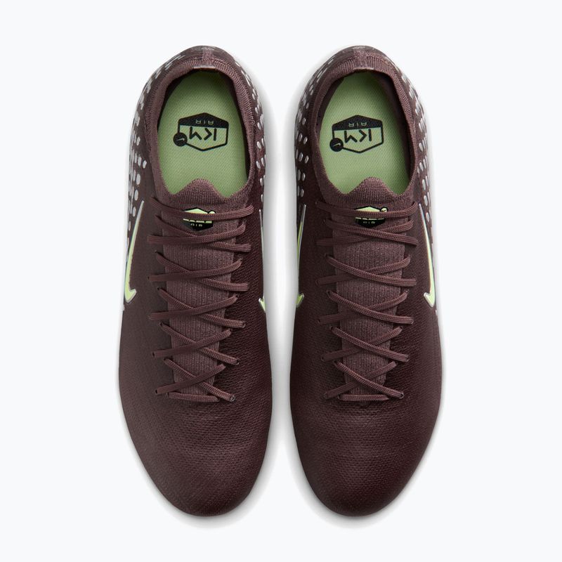 Кросівки футбольні чоловічі Nike Mercurial Vapor 16 Pro "Kylian Mbappé" FG plum eclipse/metallic silver 5