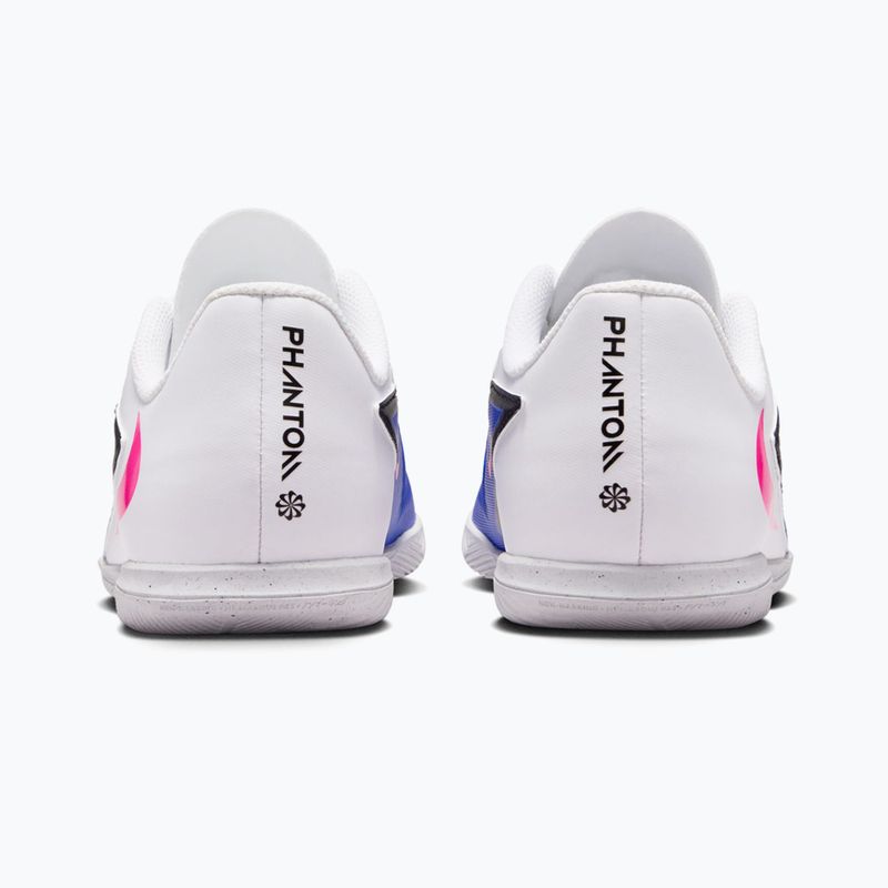Дитячі футбольні бутси Nike Jr. Phantom 6 Low Club IN racer blue/white/pink blast 11
